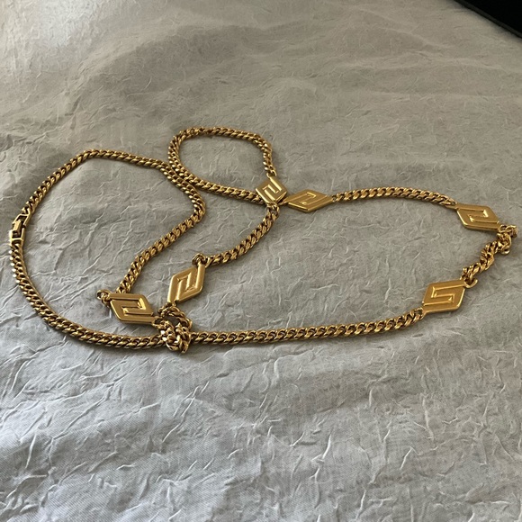 Monet Long Gold Necklace - Picture 4 of 4